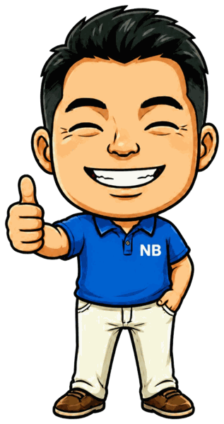 親指を立てるNOBU