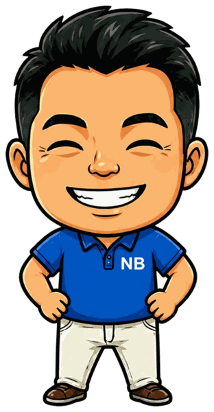 記帳を説明するNOBU